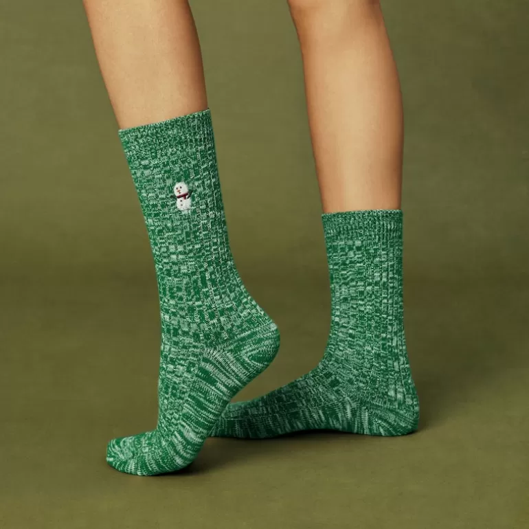 VIVAIA Accessories | Socks | 2 Pairs Holiday Socks - Snowman & Tree |