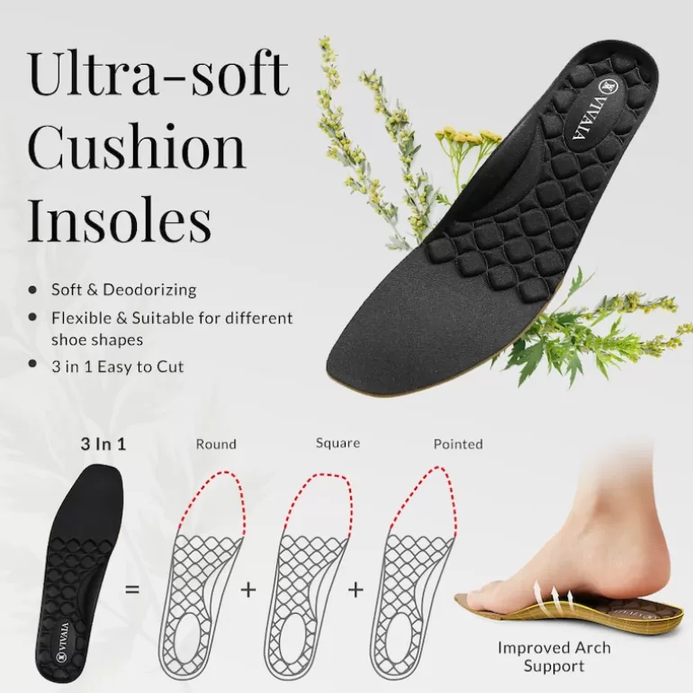 VIVAIA Accessories | Insoles | 3 In 1 Natural Herbs Cushion Insoles |