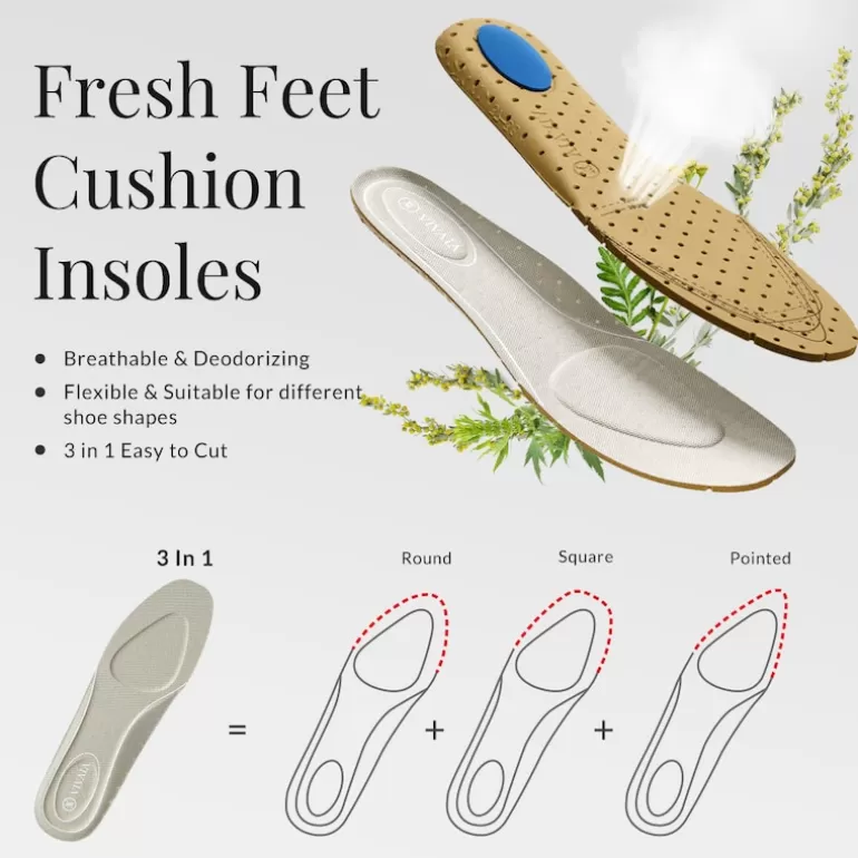 VIVAIA Accessories | Insoles | 3 In 1 Natural Herbs Cushion Insoles |