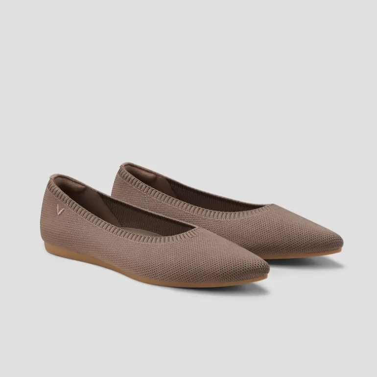 VIVAIA Aria 5° | Aria5° Nude Comfortable Pointy Flats In |