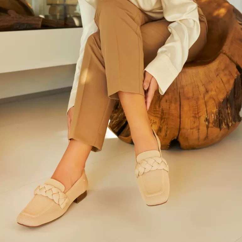 VIVAIA Caitlin | Caitlin Square-Toe Knot Loafers In -Sustainable & Stylish |