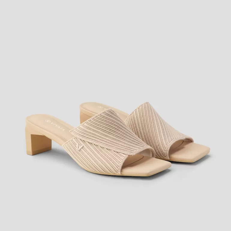 VIVAIA Jade | Jade Square-toe Heeled Sandals In -Sustainable & Stylish |