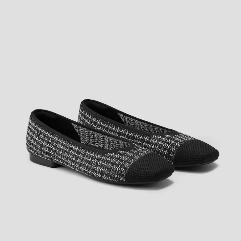 VIVAIA Margot | Margot 2.0 Square-Toe V-Cut Flats In |