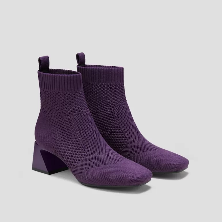 VIVAIA Melissa | Perforated Block Heel Boots (Melissa), LAVENDER, EU37 |