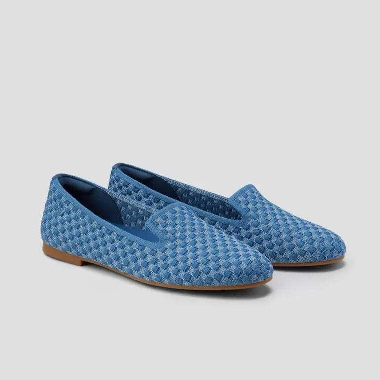 VIVAIA Audrey | Round-Toe Woven Knit Loafer In |