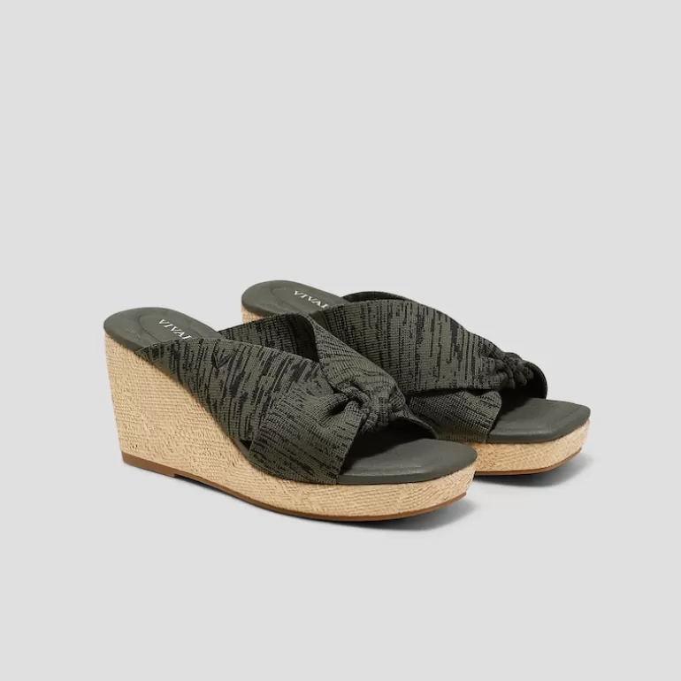 VIVAIA Sally | Square-Toe Wedge Sandals (Laura), , EU39.5 |