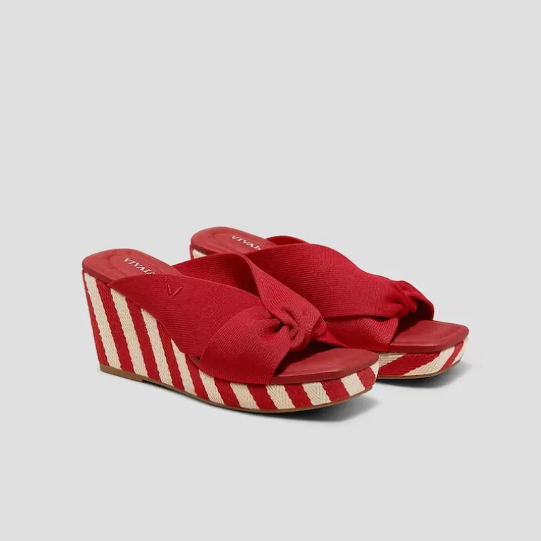 VIVAIA Sally | Square-Toe Wedge Sandals (Laura), , EU39.5 |